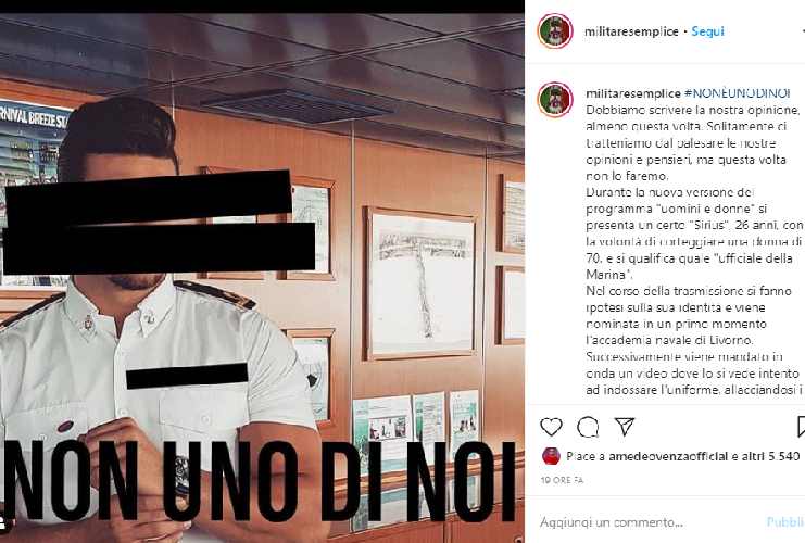 Sirius ha mentito a Uomini e Donne