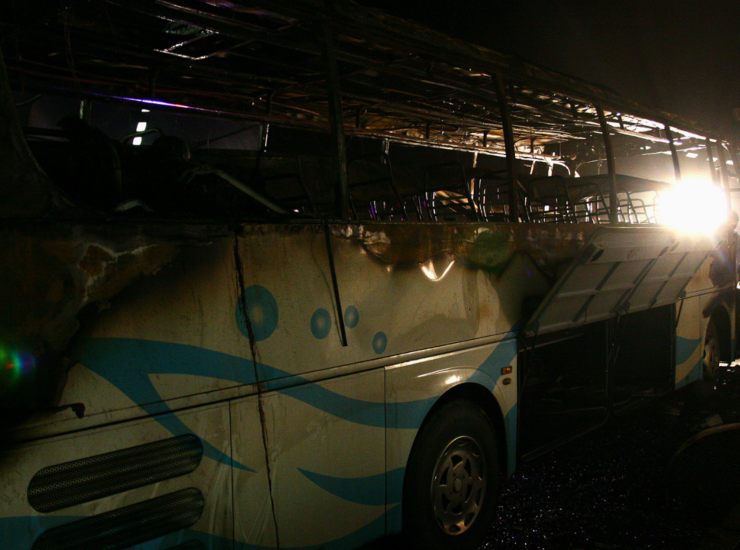 Roma, autobus in fiamme: uomo intossicato dal fumo(GettyImages)