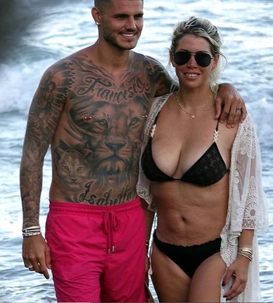 Wanda Nara e Mauro Icardi -Meteoweek.com