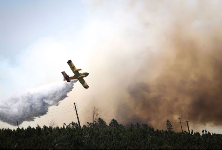 incendio nel pisano