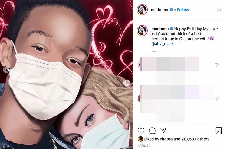 Madonna, Ahlamalik Williams