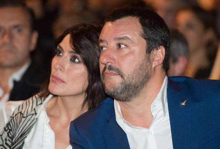 Matteo Salvini e Elisa Isoardi