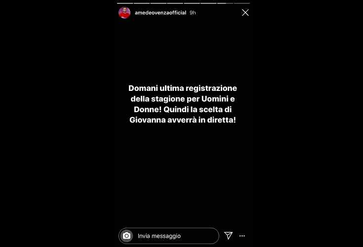 Giovanna Abate scelta in diretta