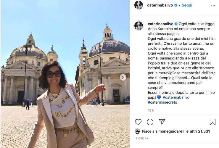 Caterina Balivo Instagram - meteoweek