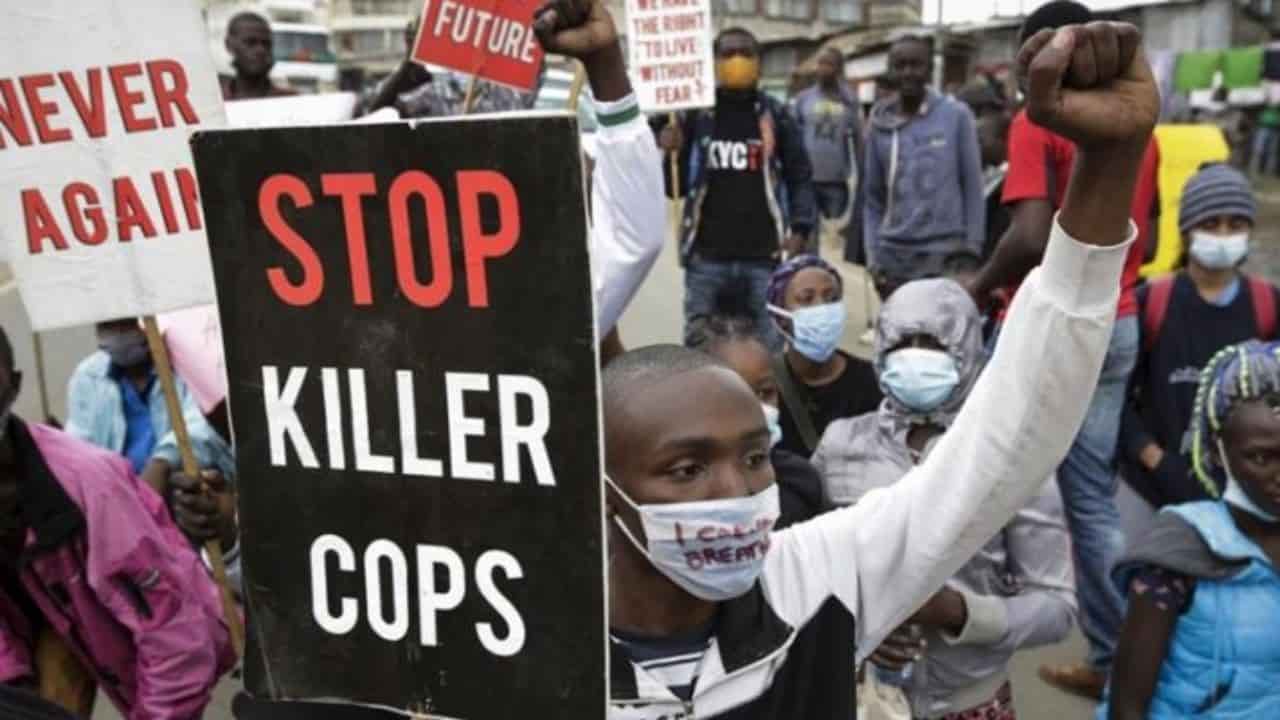 kenya manifestazioni contro la polizia