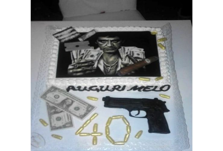 torta di compleanno Melo Pio