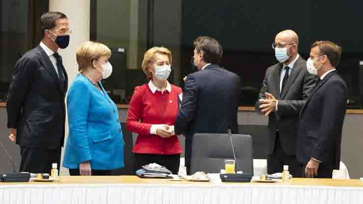 Negoziati Bruxelles Conte Merkel Rutte salta Ue