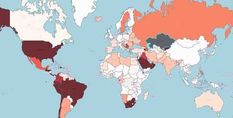 Coronavirus nel mondo il contagio non si arresta