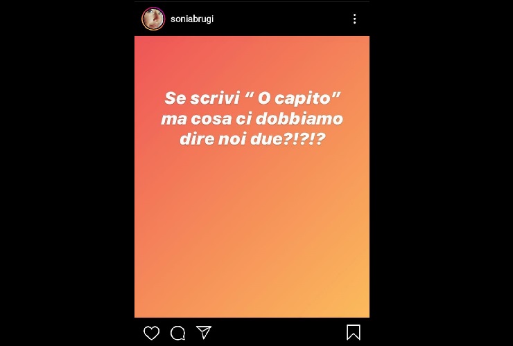 Sonia Bruganelli attacco diretto