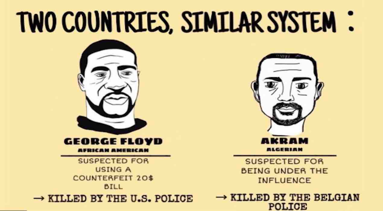 algerino 29enne muore come Floyd in belgio