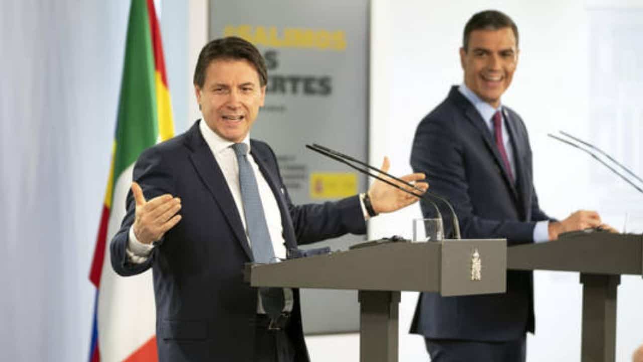 conferenza di Conte a Madrid