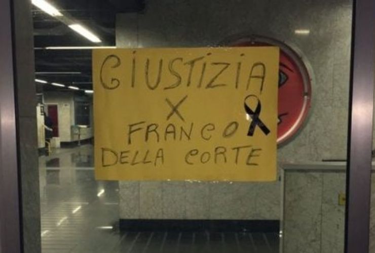 morto vigilante Della Corte