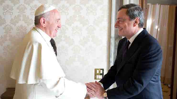 Il Papa e la nomina di Mario Draghi nell’Accademia delle Scienze Sociali