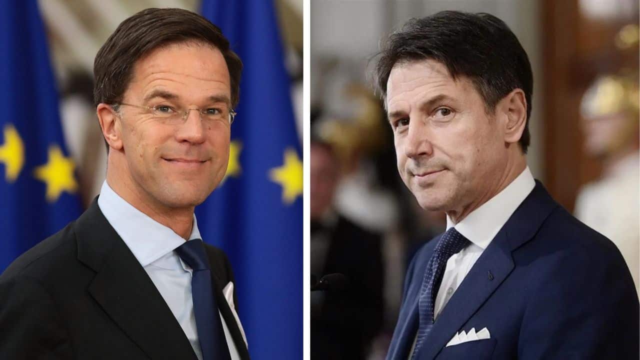 rutte e conte - recovery fund frugali mediterranei