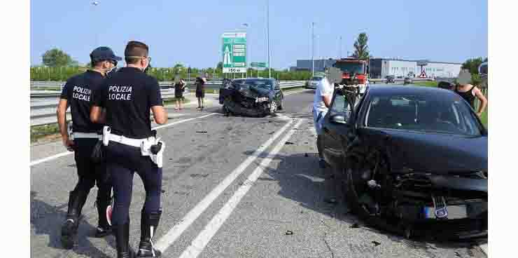 Incidente Cotignola sette feriti Ravenna 