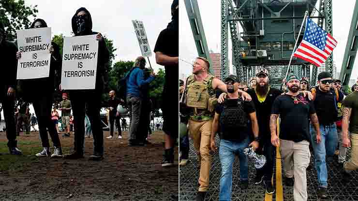 Proteste a Portland un morto