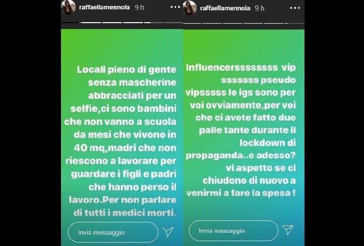 Raffaella Mennoia furia incontenibile