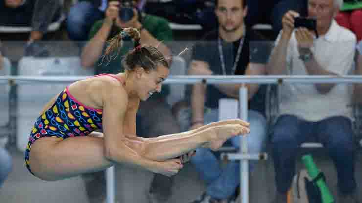 Tania Cagnotto si ritira è incinta niente olimpiadi di Tokyo