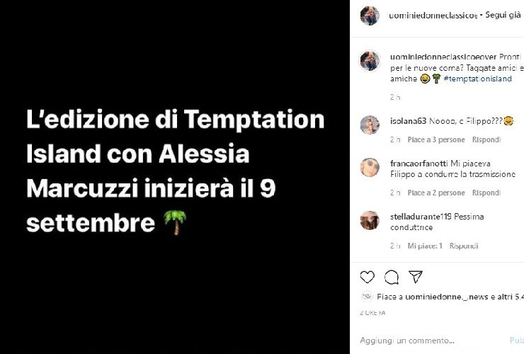 Alessia Marcuzzi conto alla rovescia