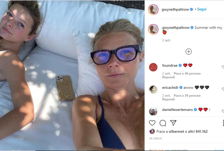 Gwyneth Paltrow e Apple Martin