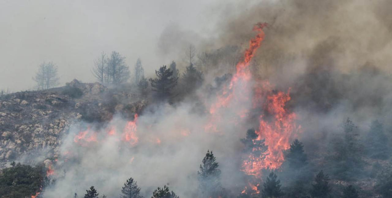 l'aquila incendio