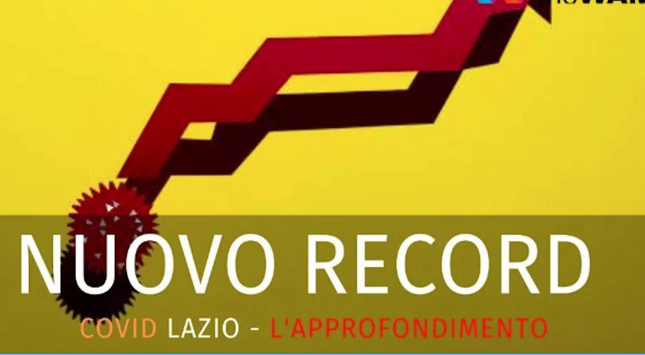 record contagi covid per il Lazio