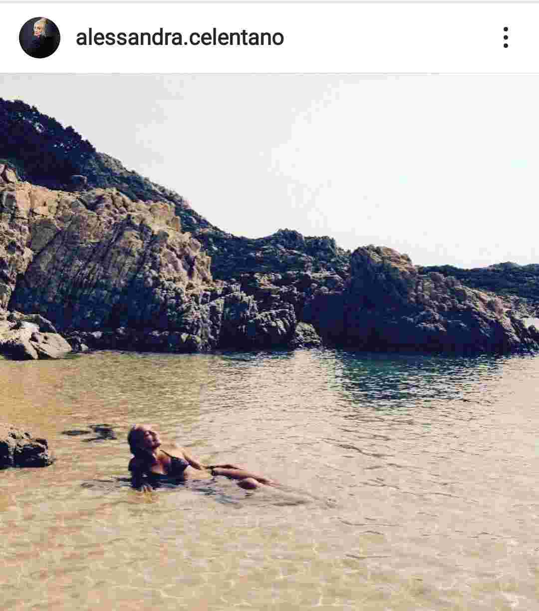 Alessandra Celentano al mare - Fonte Instagram