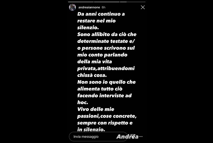 Andrea Iannone vive nascosto