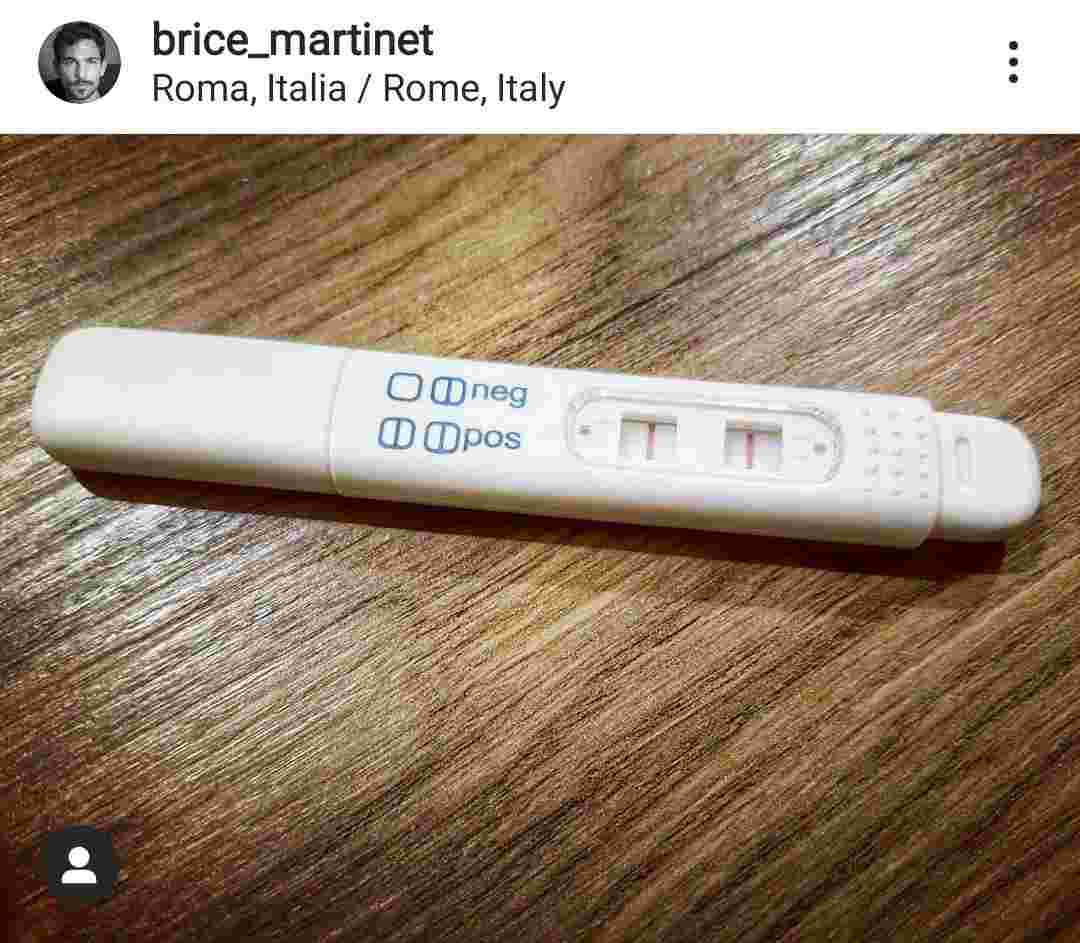 Brice Martinet presto papà - Fonte Instagram