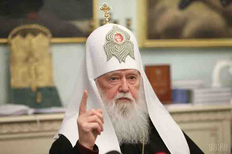 Filaret patriarca ortodoss, dichiarava che epidemia era punizione gay, ora è positivo
