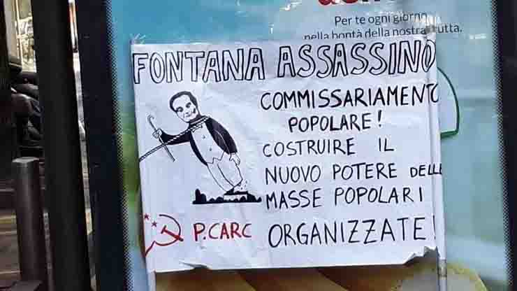 Cartello Fontana assassino