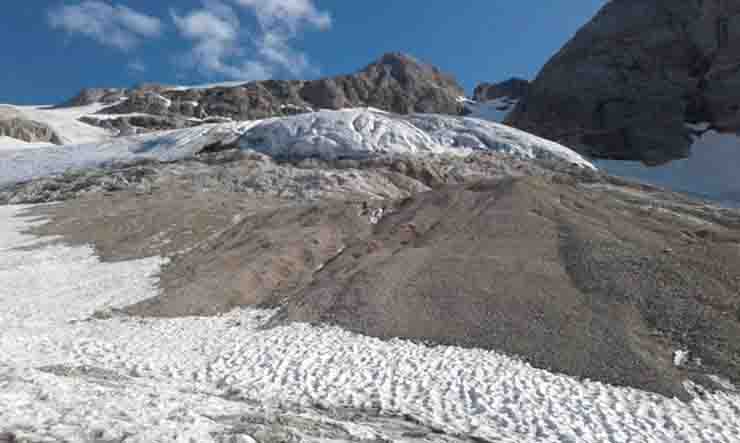 Al ghiacciaio della Marmolada non restano piu' di 15 anni di vita