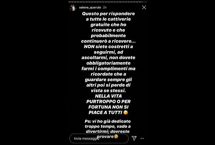 Jessica impotente davanti alle critiche