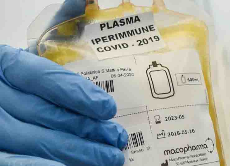 il plasma iperimmune non funziona