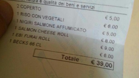 Quando i ristoratori vogliono fare i furbi: arriva il pre conto Quando i ristoratori vogliono fare i furbi: arriva il pre conto