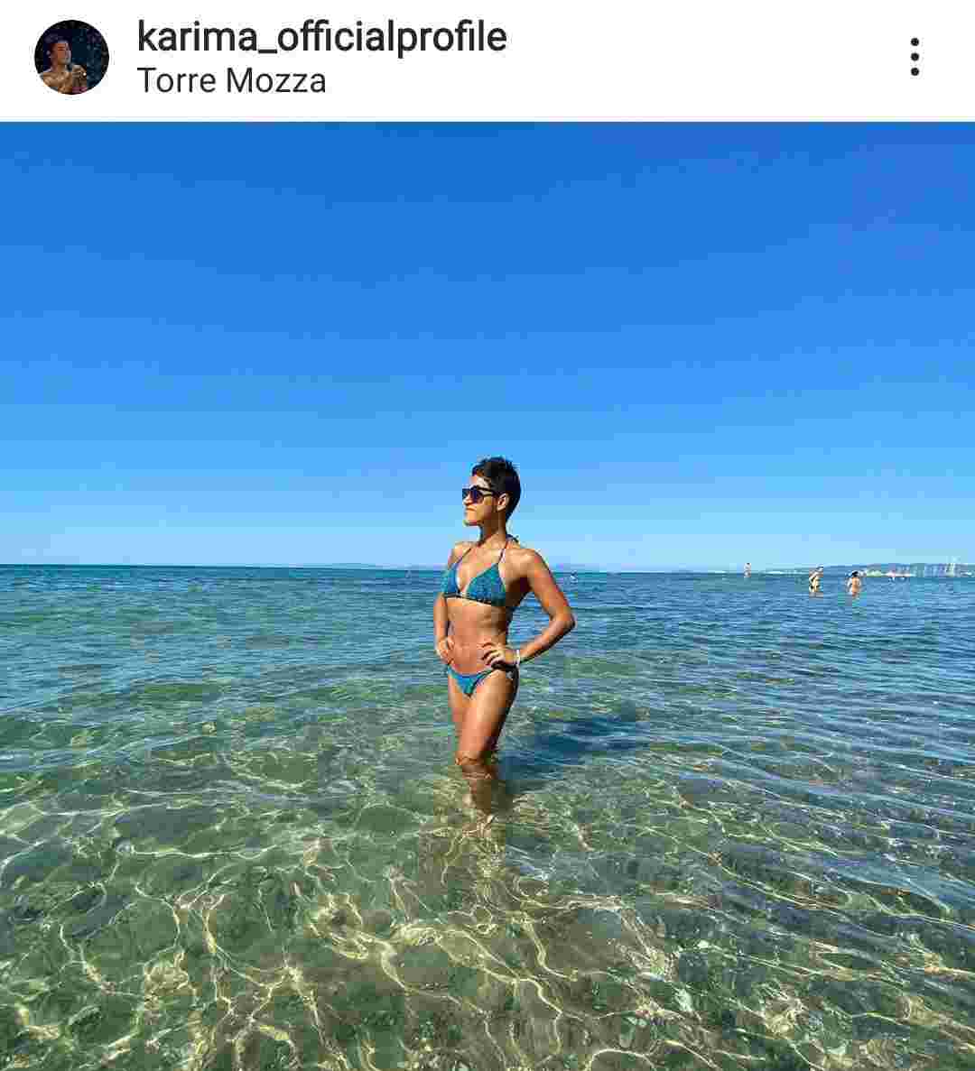 Karima Ammar da Amici al mare - Fonte Instagram