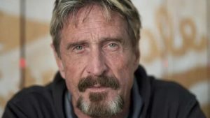 McAfee arrestato