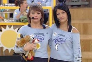 Pamela Scarponi e Alessandra ad Amici - meteoweek
