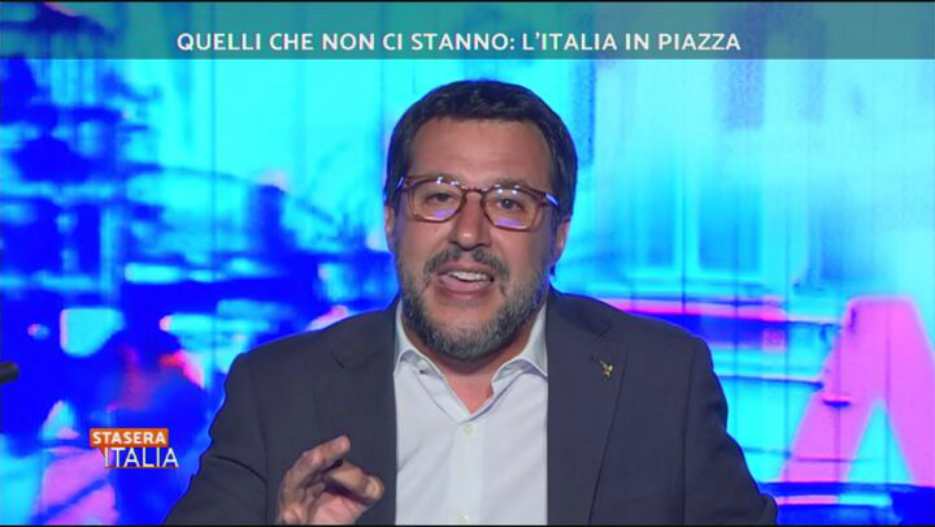 Salvini a Stasera Italia - meteoweek