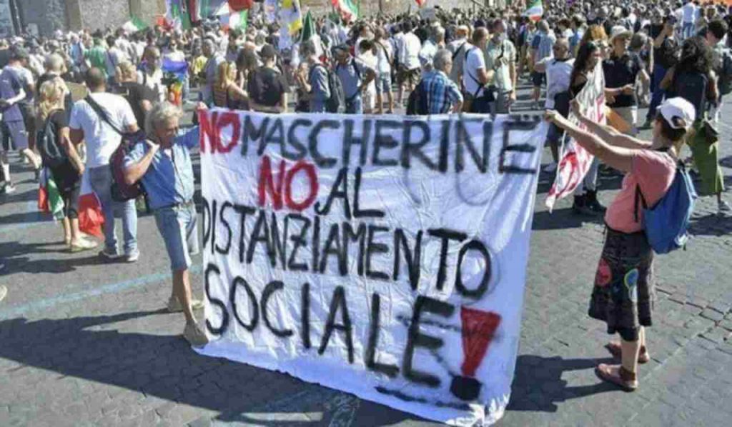 I no mask sfilano per Roma: il Viminale pronto a bloccare tutto