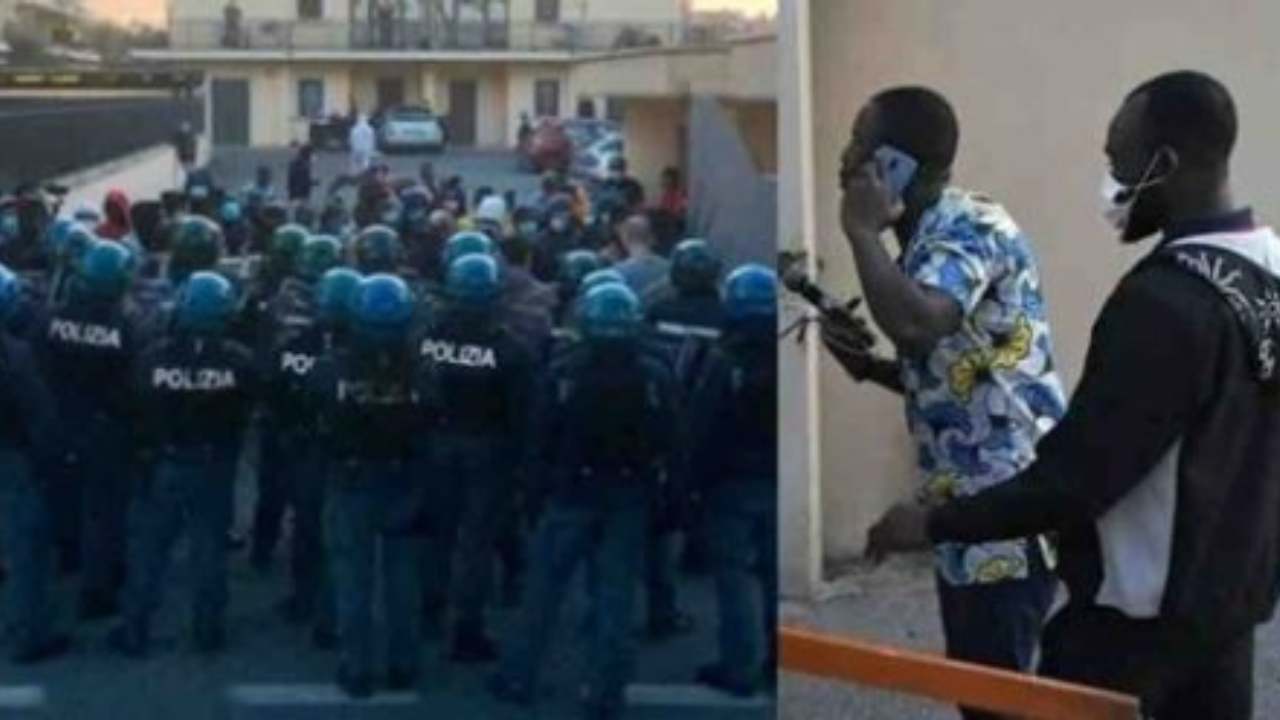 Migranti in rivolta, dipendente coop: chiusi in 8 in una stanza e minacciati Migranti in rivolta, dipendente coop: chiusi in 8 in una stanza e minacciati