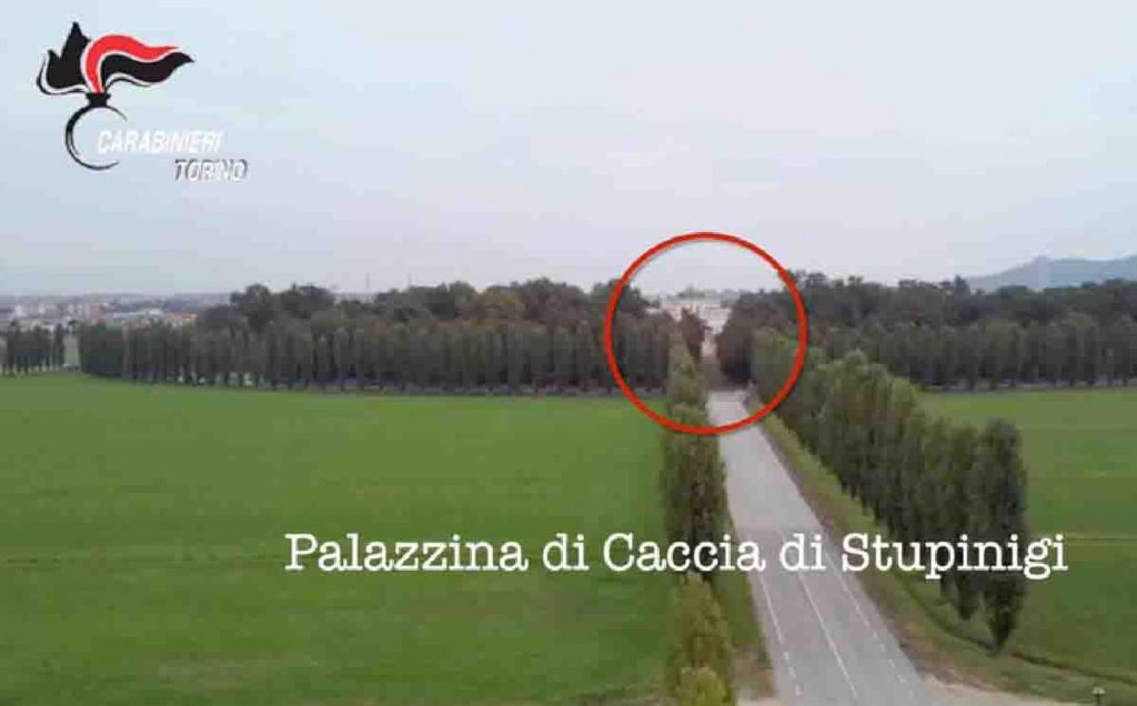 Piantagione di cannabis dentro il parco reale di Stupinigi