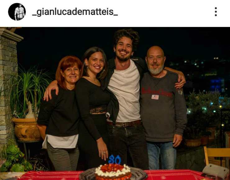 Gianluca De Matteis e la sua famiglia - Fonte Instagram