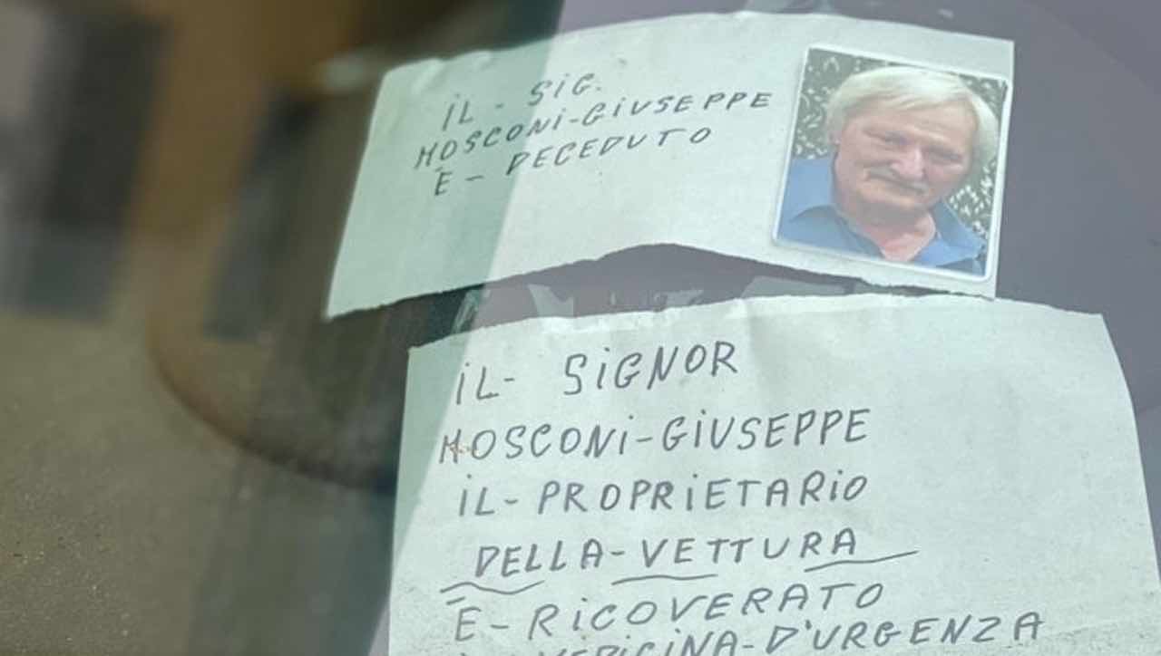 Piacenza, auto piena di multe ma lui è morto in ospedale