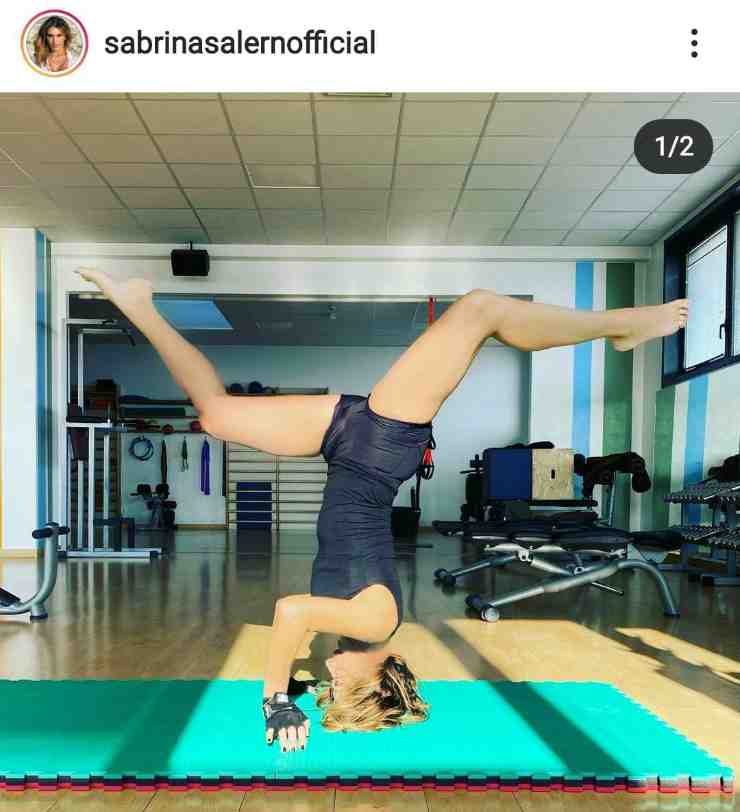 Sabrina si allena così - Fonte Instagram