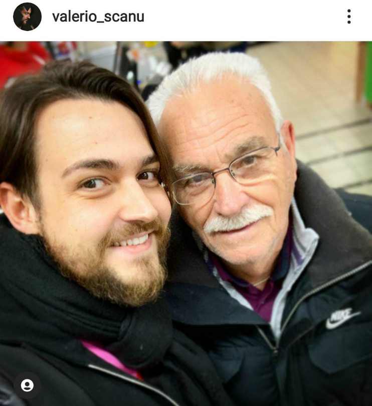 Valerio Scanu e il suo padrino di battesimo Filippo - Fonte Instagram