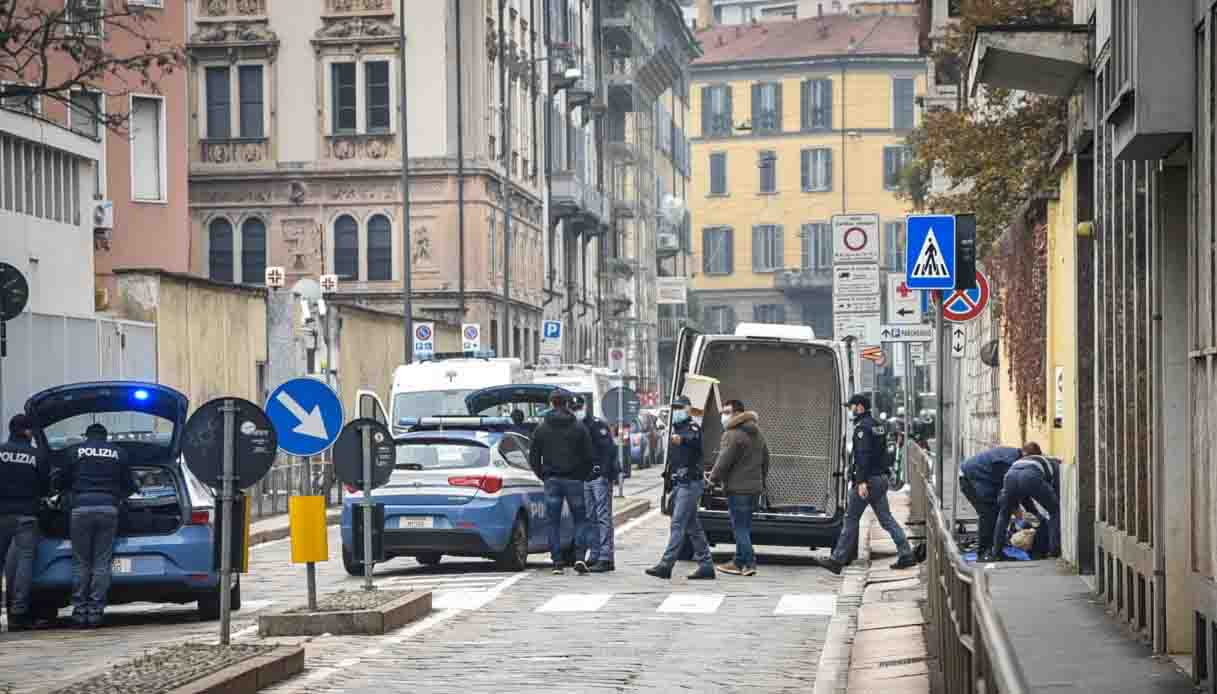 clochard investito a Milano 