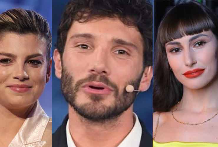 Emma Marrone, Stefano De Martino e Giulia Pauselli