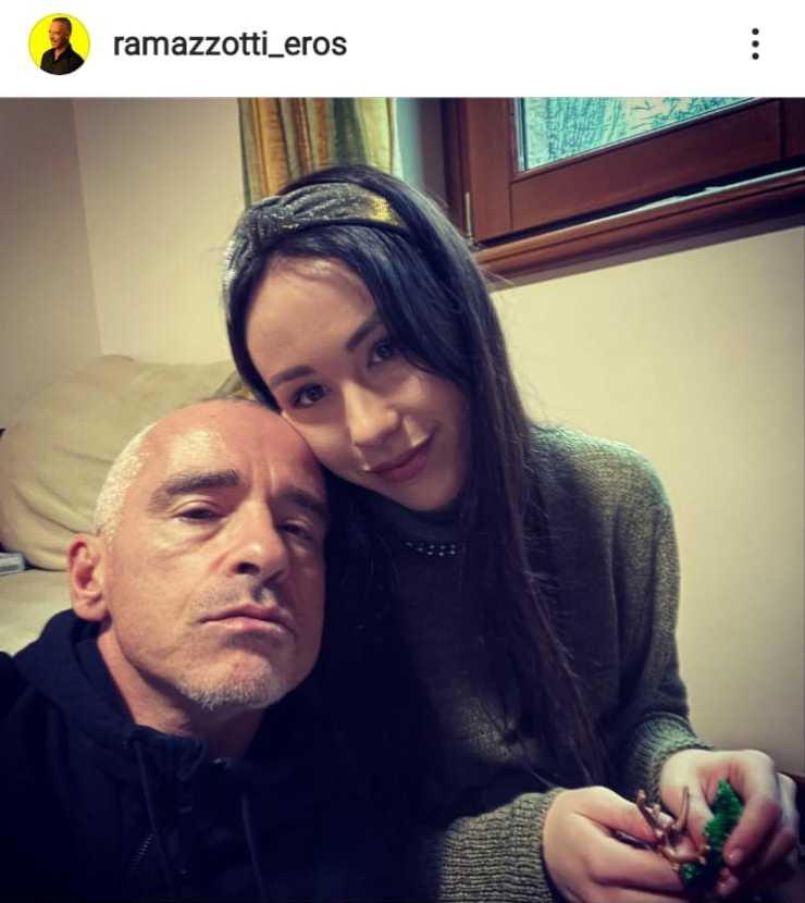 Eros e sua figlia Aurora - Fonte Instagram