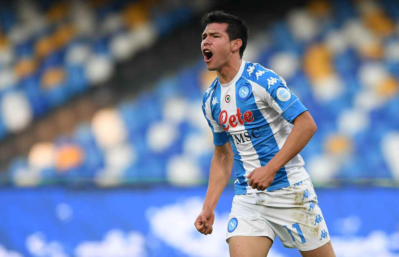 Hirving Lozano, attaccante Napoli. Getty Images